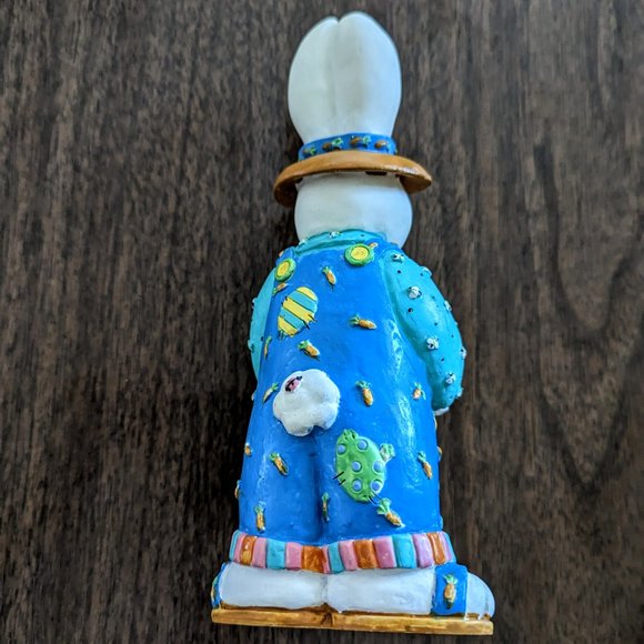 Carrot Patch Bunny Rabbit 8" Holiday Workshop Figure Sue Dreamer Easter 1995 - Picture 7 of 16